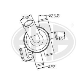 Kühlwasserthermostat 350040