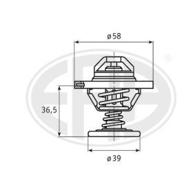 Kühlwasserthermostat von ERA 350138