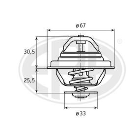 Kühlwasserthermostat 350173