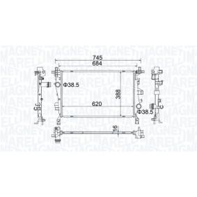 Achetez des Radiateur du moteur MAGNETI MARELLI 350214400000 à prix pour 108,39 €