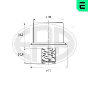 Achetez des Thermostat d'eau ERA 350226 à prix pour 50,68 €
