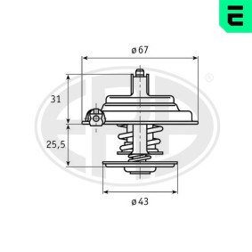 Achetez des Thermostat d'eau ERA 350230 à prix pour 30,42 €