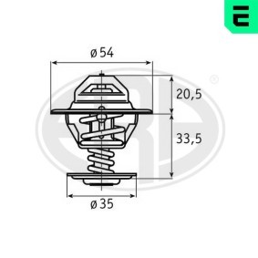 Achetez des Thermostat d'eau ERA 350264 à prix pour 27,37 €