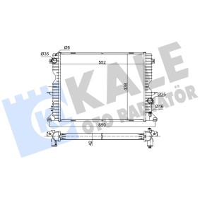 Kühler von KALE OTO RADYATOR für Defender Pickup (L316) günstig online kaufen