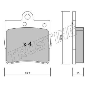 Acquista Kit pastiglie freni da TRUSTING 352.0 a buon mercato per soli 71,49 €