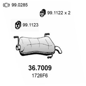 Endschalldämpfer 36.7009 von ASSO günstig für 178,36 € online kaufen