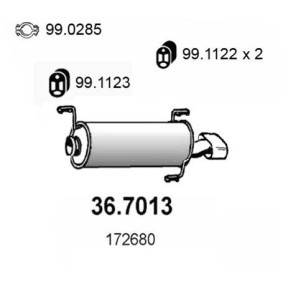 Endschalldämpfer 36.7013 von ASSO günstig für 194,97 € online kaufen