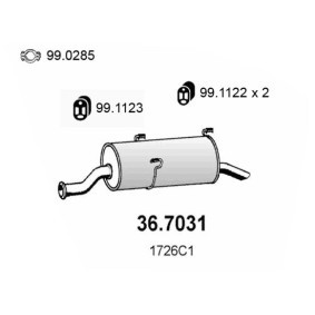 Endschalldämpfer 36.7031 von ASSO günstig für 200,75 € online kaufen