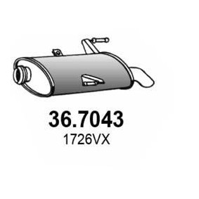 Endschalldämpfer 36.7043 von ASSO günstig für 195,22 € online kaufen