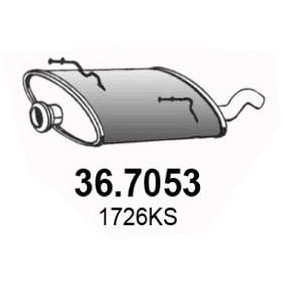 Endschalldämpfer 36.7053 von ASSO günstig für 141,39 € online kaufen