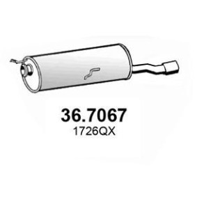 Endschalldämpfer 36.7067 von ASSO günstig für 194,97 € online kaufen
