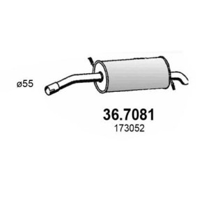 Endschalldämpfer von ASSO 36.7081