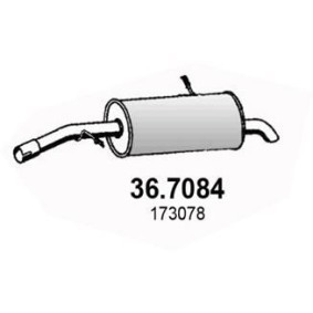 Endschalldämpfer 36.7084 von ASSO günstig für 152,07 € online kaufen