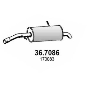 Endschalldämpfer 36.7086 von ASSO günstig für 135,30 € online kaufen