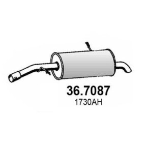 Endschalldämpfer 36.7087 von ASSO günstig für 142,93 € online kaufen