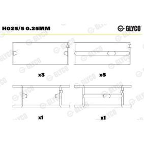 Acquista Bronzine di banco da GLYCO H025/5 0.25mm a buon mercato per soli 51,43 €
