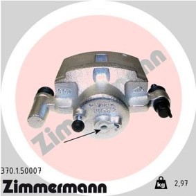 Kjøp Bremsecaliper av ZIMMERMANN 370.1.50007 til den lave prisen 1231,73 NOK