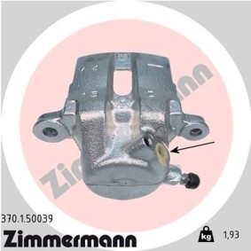 Kjøp Bremsecaliper av ZIMMERMANN 370.1.50039 til den lave prisen 1406,22 NOK