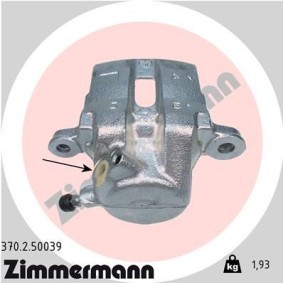 Kjøp Bremsecaliper av ZIMMERMANN 370.2.50039 til den lave prisen 1406,22 NOK
