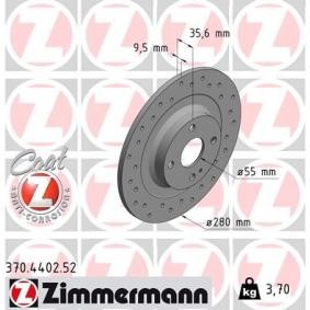Comprar Disco de freno de ZIMMERMANN 370.4402.52 a bajo precio de 85,94 €