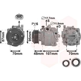 Acquista Compressore aria condizionata da VAN WEZEL 3700K659 a buon mercato per soli 1039,28 €