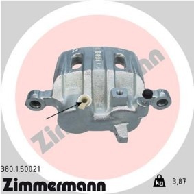 Kjøp Bremsecaliper av ZIMMERMANN 380.1.50021 til den lave prisen 2088,20 NOK