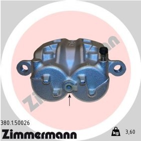 Kjøp Bremsecaliper av ZIMMERMANN 380.1.50026 til den lave prisen 1931,88 NOK