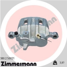 Kjøp Bremsecaliper av ZIMMERMANN 380.2.50021 til den lave prisen 2119,72 NOK