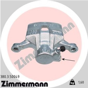 Kjøp Bremsecaliper av ZIMMERMANN 380.3.50049 til den lave prisen 1790,69 NOK