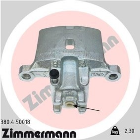 Kjøp Bremsecaliper av ZIMMERMANN 380.4.50018 til den lave prisen 1620,18 NOK