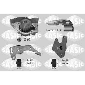 Comprar Bomba de agua + kit de correa de distribución de SASIC 3900004 a bajo precio de 111,46 €