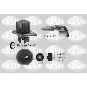 PEUGEOT Wasserpumpe + Zahnriemensatz von SASIC
