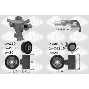 Acquista Kit cinghia distribuzione, pompa acqua da SASIC 3900029 a buon mercato per soli 164,81 €