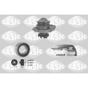 Achetez des Kit de distribution + pompe à eau SASIC 3906015 à prix pour 80,26 €