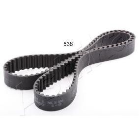 Achetez des Courroie de distribution ASHIKA 40-05-538 à prix pour 42,28 €