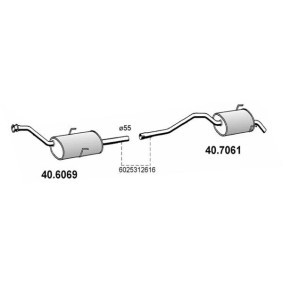 Mittelschalldämpfer 40.6069