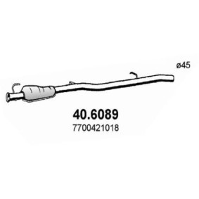 RENAULT Mittelschalldämpfer von ASSO