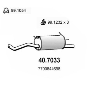 Endschalldämpfer 40.7033 von ASSO günstig für 132,23 € online kaufen