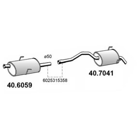 Endschalldämpfer von ASSO 40.7041