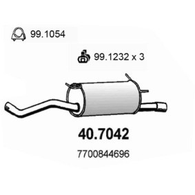Endschalldämpfer 40.7042 von ASSO günstig für 136,81 € online kaufen