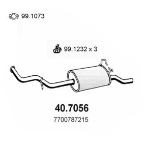 Endschalldämpfer von ASSO 40.7056