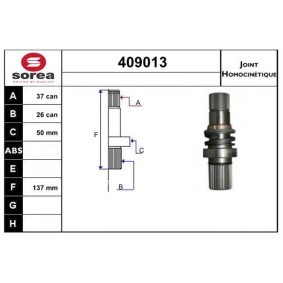 Comprar Juego de articulación, árbol de transmisión de SERA 409013 a bajo precio de 110,06 €