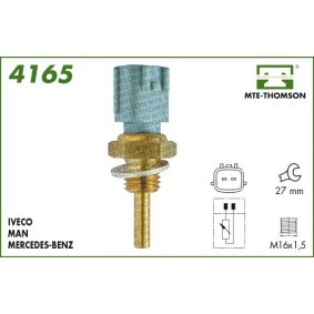 Comprar Sensor, temperatura del refrigerante de MTE-THOMSON 4147 a bajo precio de 10,98 €