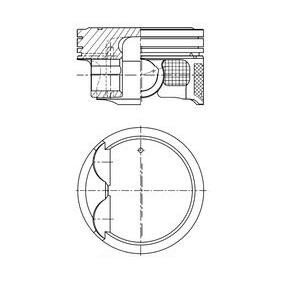 Kolben von KOLBENSCHMIDT 41514600