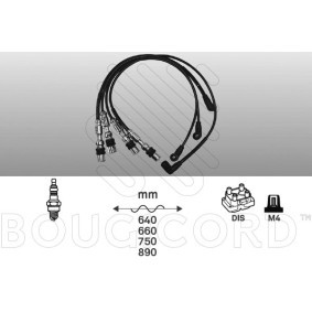 Zündleitungssatz 4196 VOLKSWAGEN FOX von EFI AUTOMOTIVE