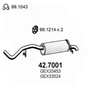 Endschalldämpfer 42.7001 von ASSO günstig für 126,07 € online kaufen