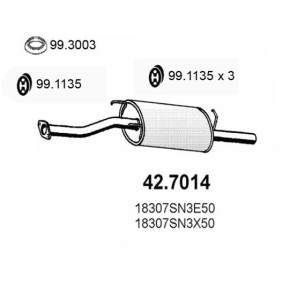 Endschalldämpfer 42.7014 von ASSO günstig für 136,81 € online kaufen