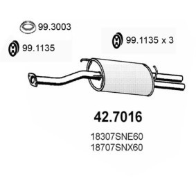 Endschalldämpfer 42.7016 von ASSO günstig für 154,29 € online kaufen