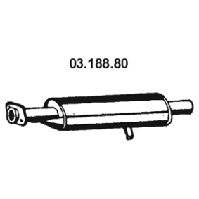 Achetez des Silencieux intermédiaire EBERSPÄCHER 03.188.80 à prix pour 91,60 €