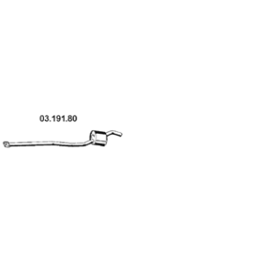 Achetez des Silencieux intermédiaire EBERSPÄCHER 03.191.80 à prix pour 78,59 €